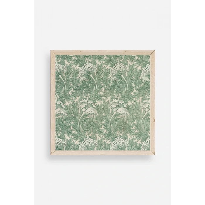 Çiçek Ahşap Çerçeveli Tablo 42 x 42