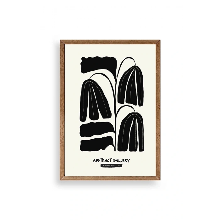 Çiçek Ahşap Çerçeveli Tablo 50 x 70