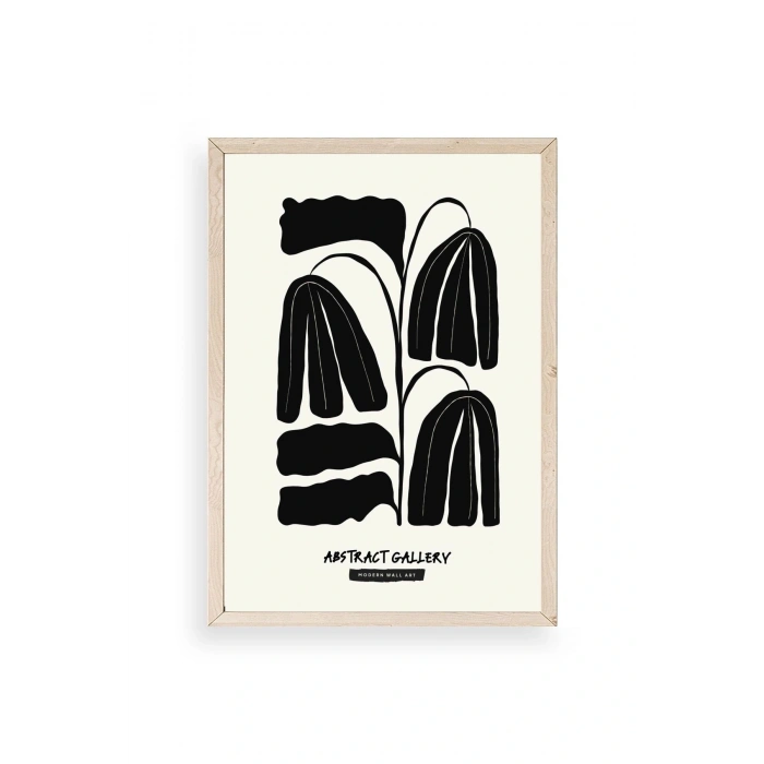 Çiçek Ahşap Çerçeveli Tablo 50 x 70