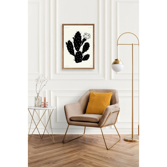 Çiçek Ahşap Çerçeveli Tablo 50 x 70