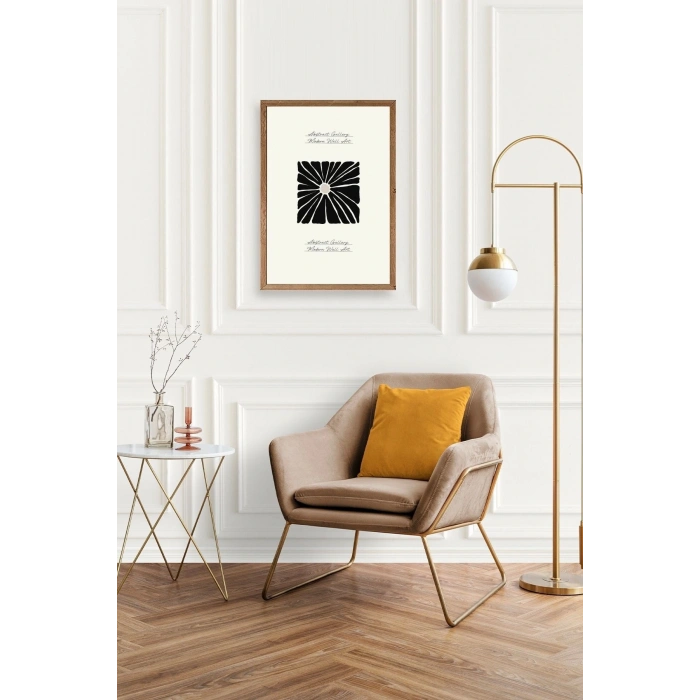 Çiçek Ahşap Çerçeveli Tablo 50 x 70