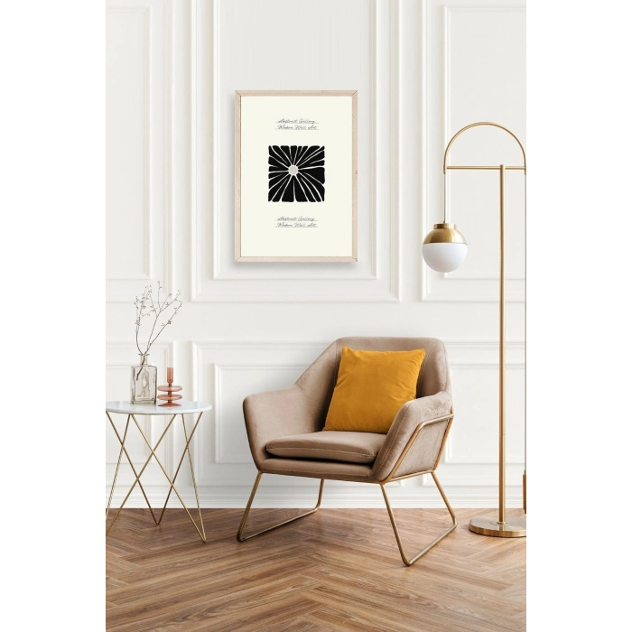 Çiçek Ahşap Çerçeveli Tablo 50 x 70