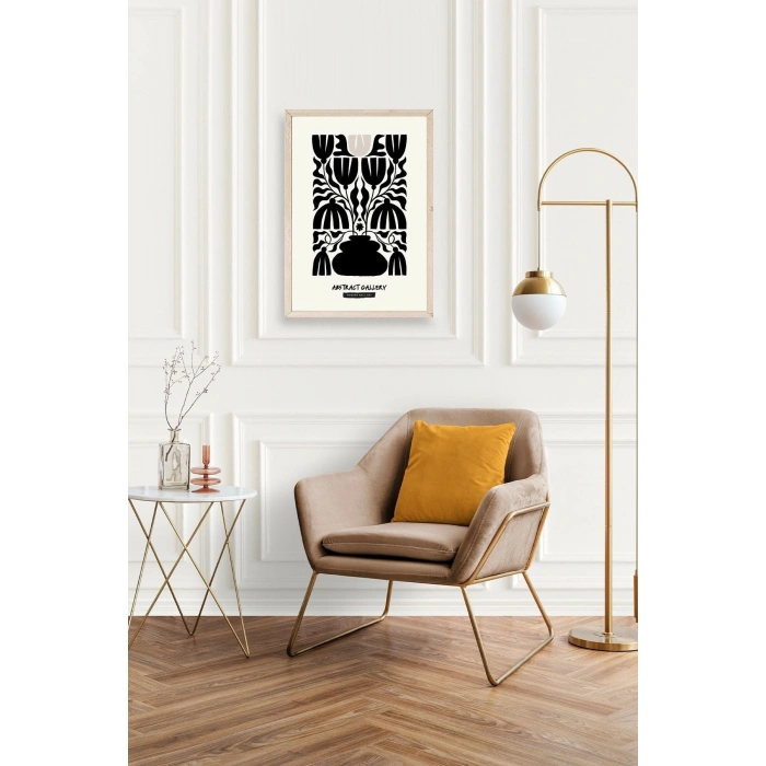 Çiçek Ahşap Çerçeveli Tablo 50 x 70