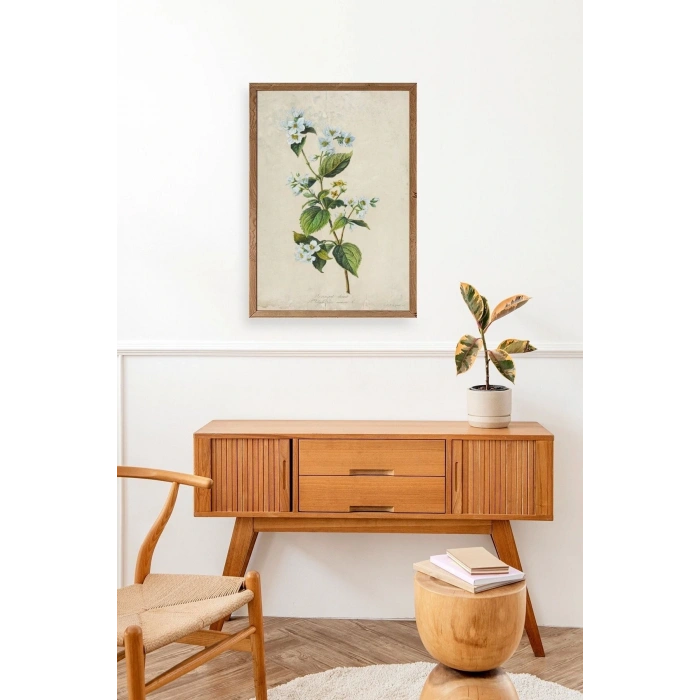 Çiçek Ahşap Çerçeveli Tablo 50 x 70