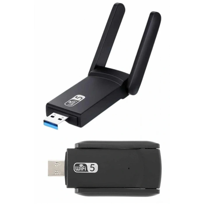 Çift Antenli Kablosuz Wifi Adaptörü 5ghz Usb 3.0