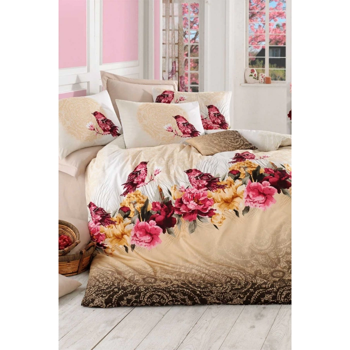 طقم مفرش سرير مزدوج من رينفورس 100% قطن تشاليكوشو