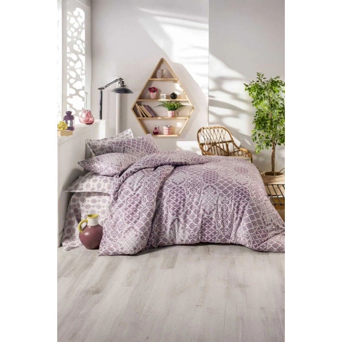 طقم أغطية سرير مزدوجة {xxx_cvt_txt} %100 قطن أنيق