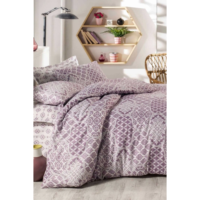 طقم أغطية سرير مزدوجة {xxx_cvt_txt} %100 قطن أنيق