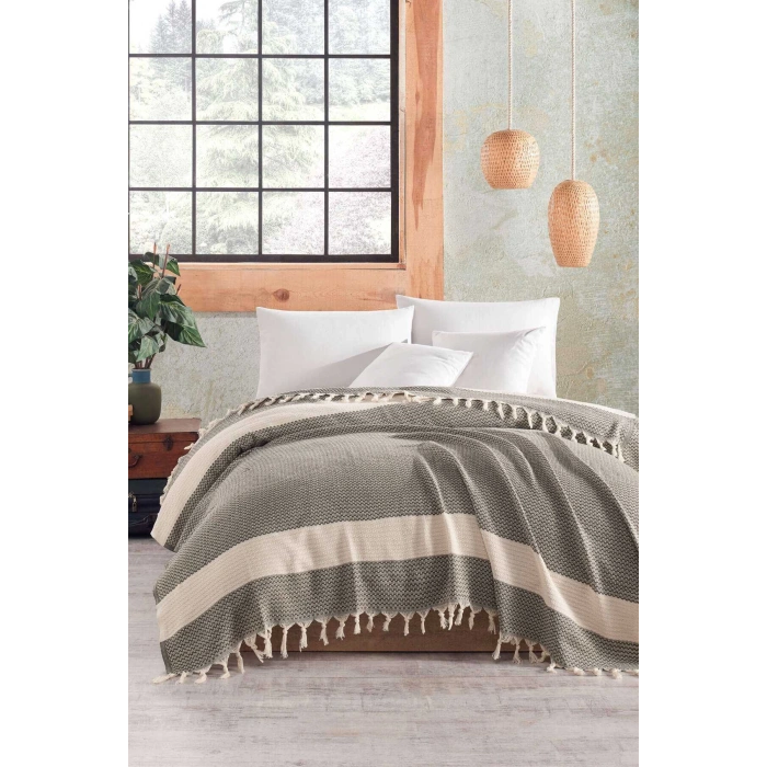 Çift Kişilik Yatak Pikesi Luna Yeşil 200 x 230 Cm