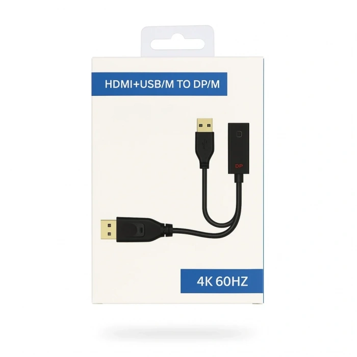 Çift Yönlü Hdmı Displayport Adaptörü 4k Uyumlu