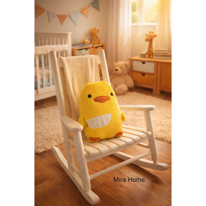 Civciv Figürlü Dekoratif Çocuk Odası Yastığı  25x30 cm