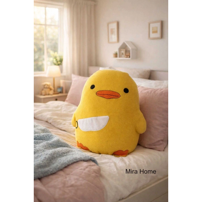 Civciv Figürlü Dekoratif Çocuk Odası Yastığı  25x30 cm