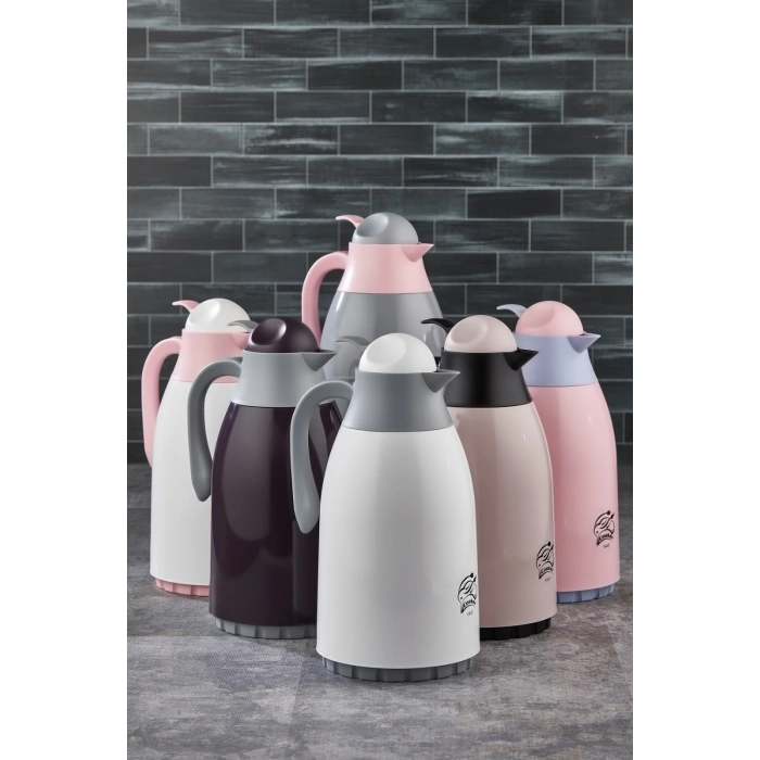 CKR-2018 1.3LT COLORED GLASS THERMOS (5365)