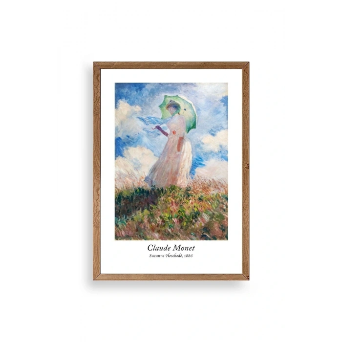 Claude Monet Ahşap Çerçeveli Tablo 17 x 23