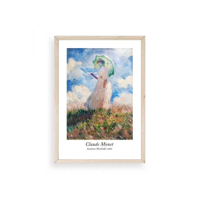 Claude Monet Ahşap Çerçeveli Tablo 23 x 30