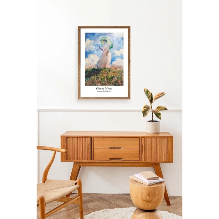 Claude Monet Ahşap Çerçeveli Tablo 23 x 30