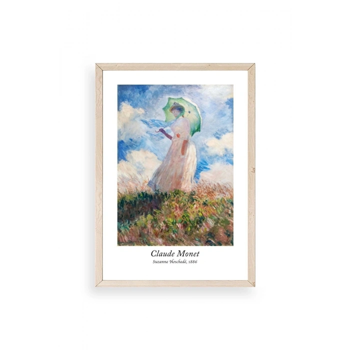 Claude Monet Ahşap Çerçeveli Tablo 30 x 42