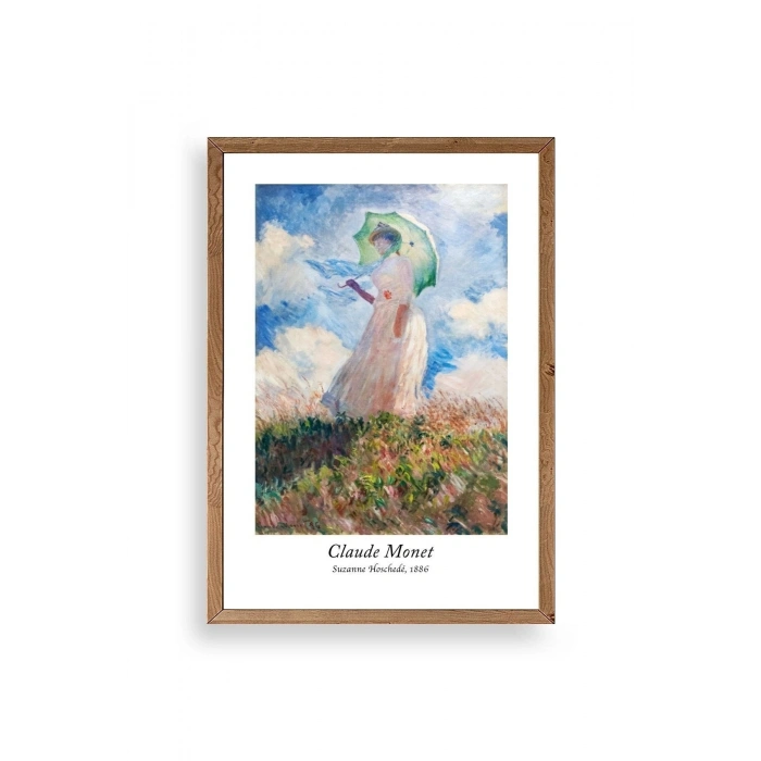Claude Monet Ahşap Çerçeveli Tablo 30 x 42
