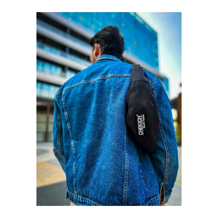 CNT002 - Keten Erkek Çapraz Çantası SIYAH