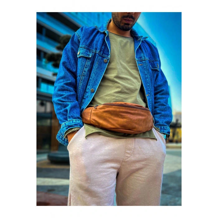 CNT010 - Cilt Deri Erkek Çapraz Çanta TABA