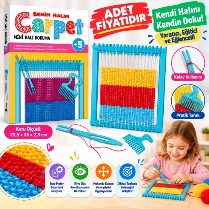 Çocuklar İçin Eğlenceli Halı 4432 +5 Yaş