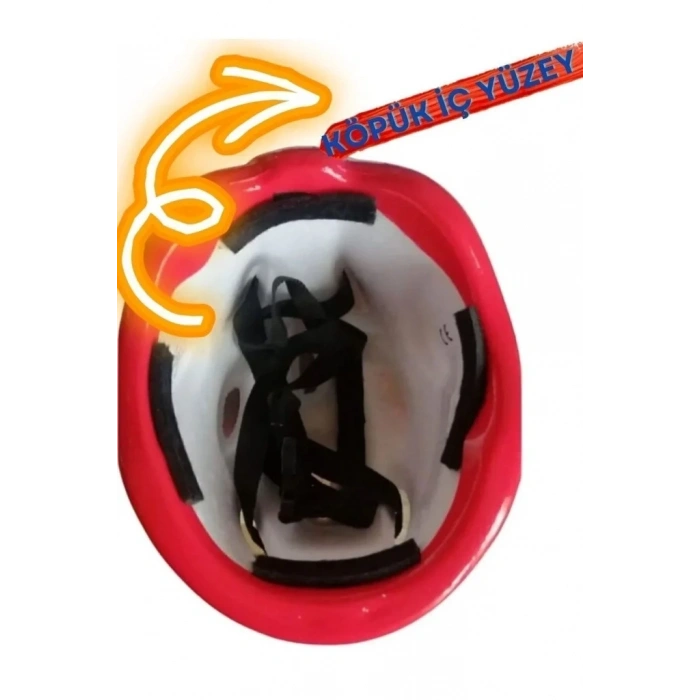 Çocuklar İçin Pembe Kask Ve Dizlik Seti