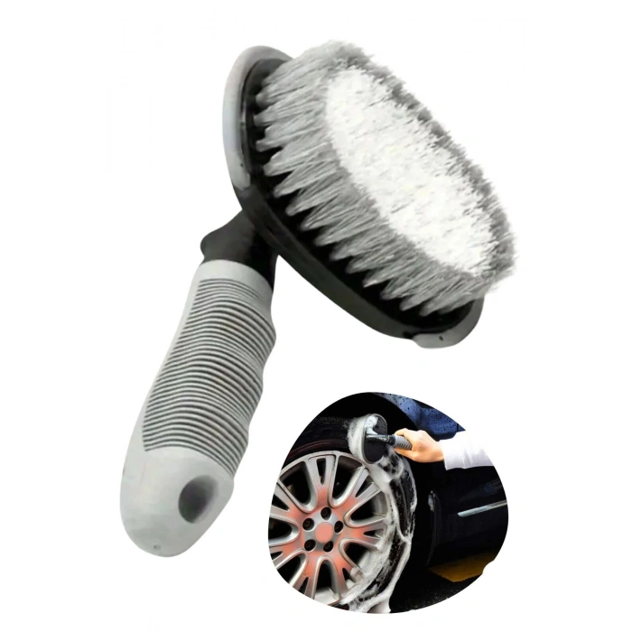 Çok Amaçlı Araç Temizlik Fırçası – Oto İç ve Dış Yüzeyler, Koltuk, Halı, Torpido ve Jant İçin Ergonomik Temizlik Fırçası