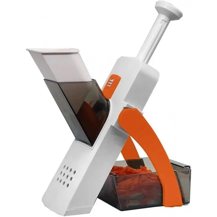 Çok Amaçlı Basmalı Sebze Dilimleyici Doğrayıcı Mandolin Brava Spring Slicer Kitchenmate (5365)