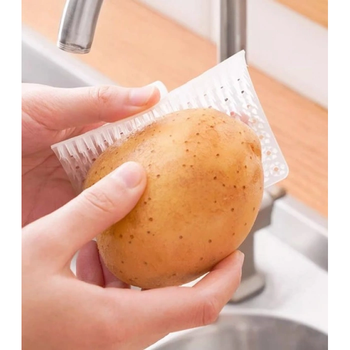 Çok Amaçlı Sebze ve Meyve Temizleme Patates Soyma Fırçası