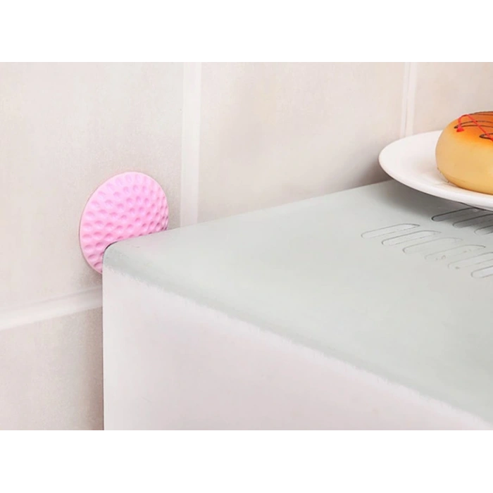 Multi-Purpose Silicone Door Wall Protector Bumper - Pack of 4