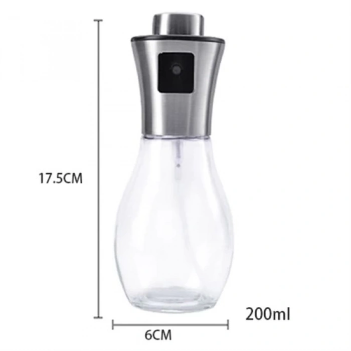 Çok Amaçlı Spreyli Sızdırmaz Cam Şişe Yağdanlık Limon Sirke Sos Püskürtücü Dağıtıcı Sprey (5365)