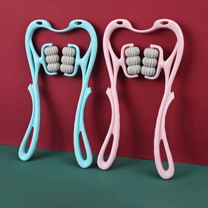 Çok Fonksiyonlu Manuel Altı Tekerlekli Boyun Masaj Aleti (5365)