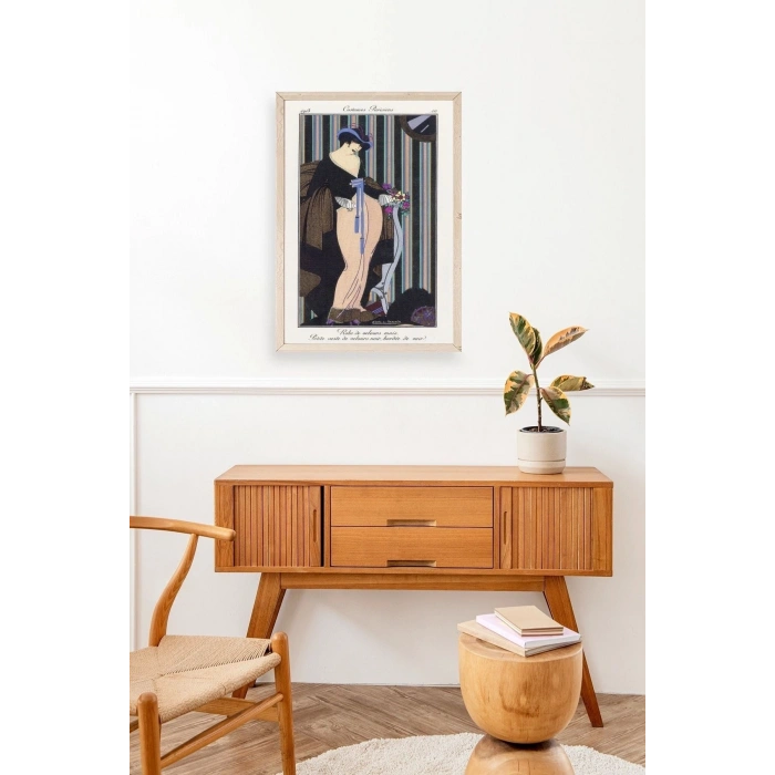 Costume Parisiens Ahşap Çerçeveli Tablo 23 x 30