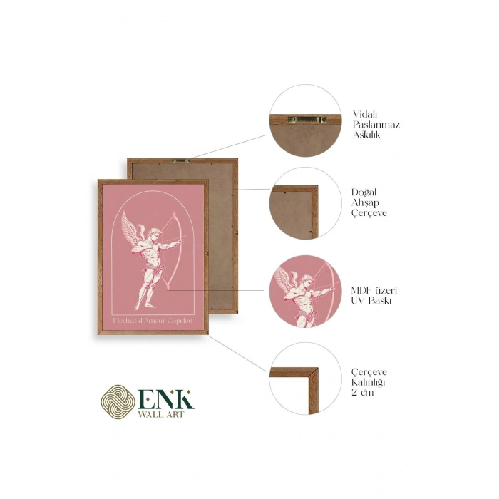 Cupid Ahşap Çerçeveli Tablo 50 x 70