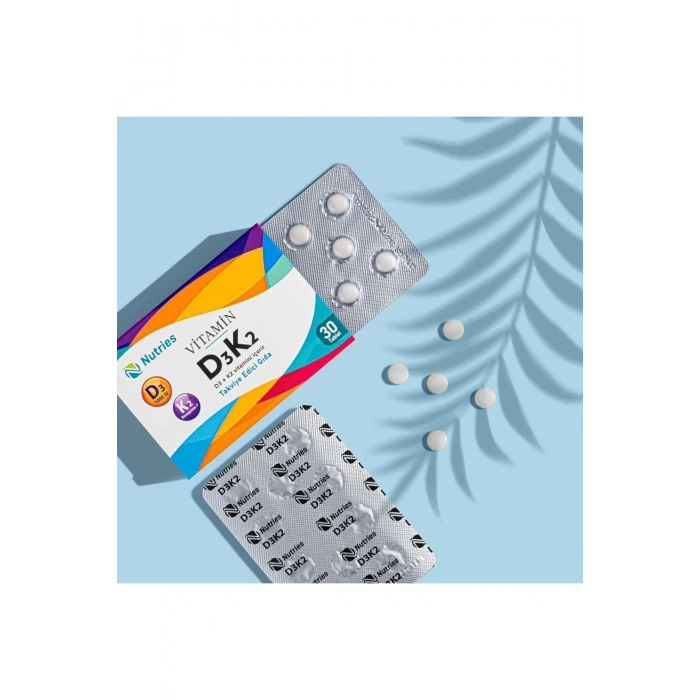 D3k2 Vitamin Takviyesi 30 Tablet – 2’li Avantaj Paketi