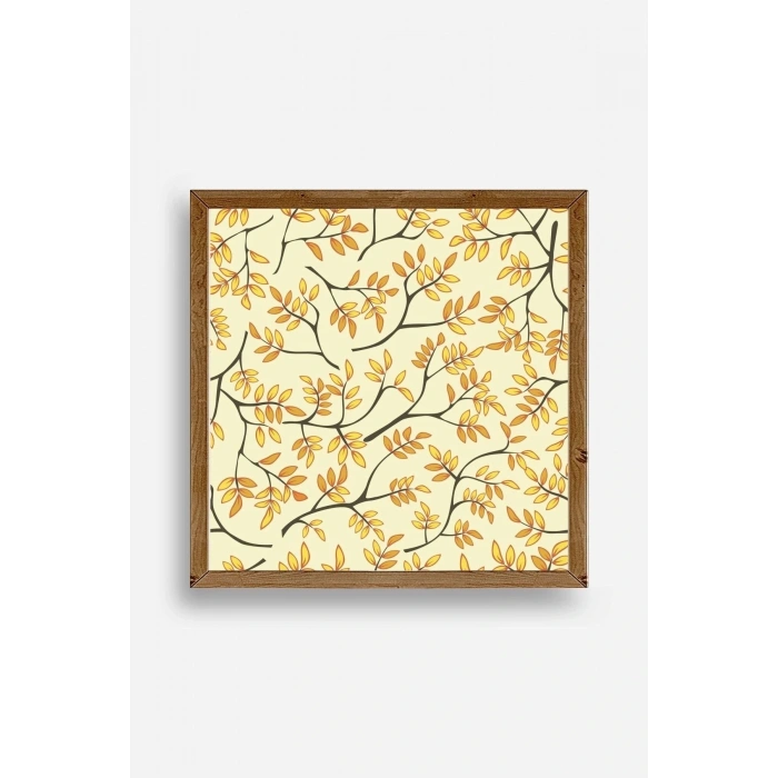 Dal Ahşap Çerçeveli Tablo 50 x 50