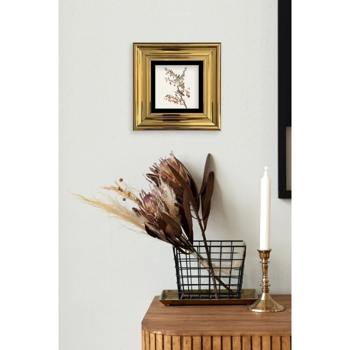 Dal Çerçeveli Taş Tablo 20 cm