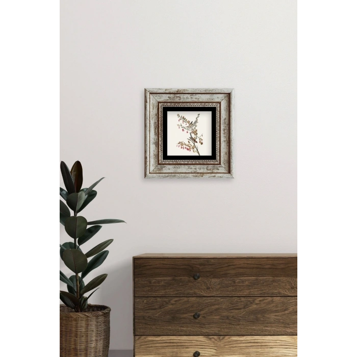 Dal Çerçeveli Taş Tablo 20 cm