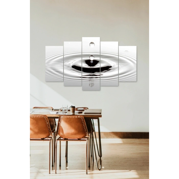 Damlalar 5 Parçalı Mdf Tablo 60 x 100