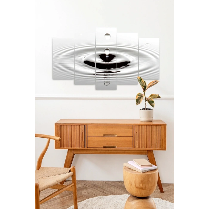 Damlalar 5 Parçalı Mdf Tablo 60 x 100