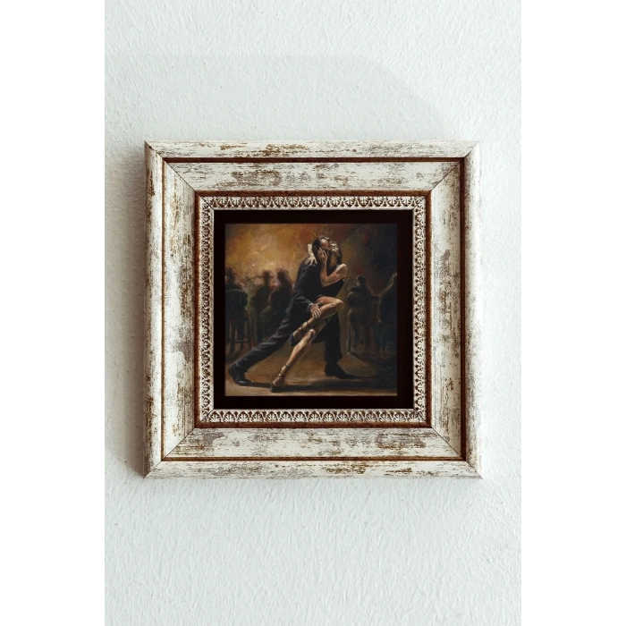 Dans Çerçeveli Taş Tablo , Çerçeveli Taş Duvar Dekoru-enkcrcvtbl-00113 20 cm