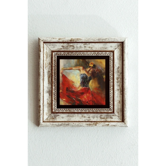 Dans Çerçeveli Taş Tablo , Çerçeveli Taş Duvar Dekoru-enkcrcvtbl-00152 20 cm