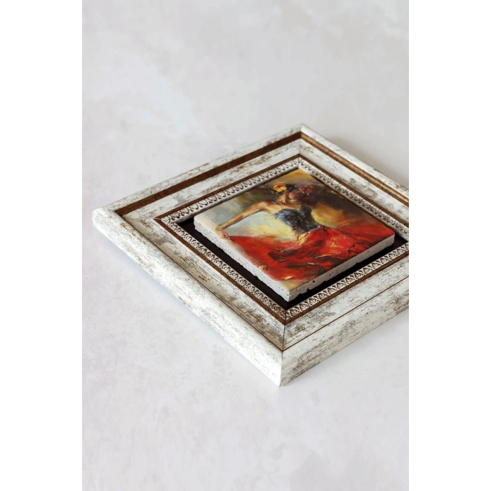 Dans Çerçeveli Taş Tablo , Çerçeveli Taş Duvar Dekoru-enkcrcvtbl-00152 20 cm