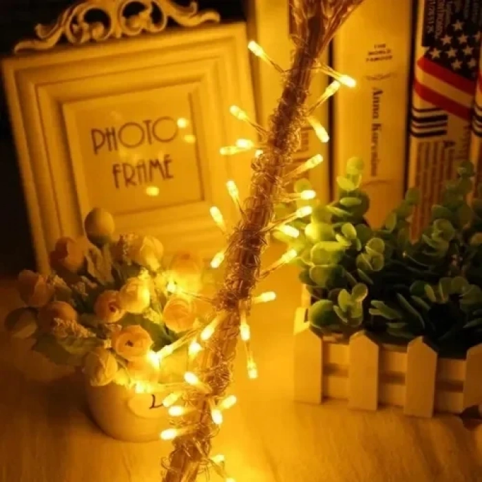 Dekoratif 30 Led Pilli 5m Peri Işığı