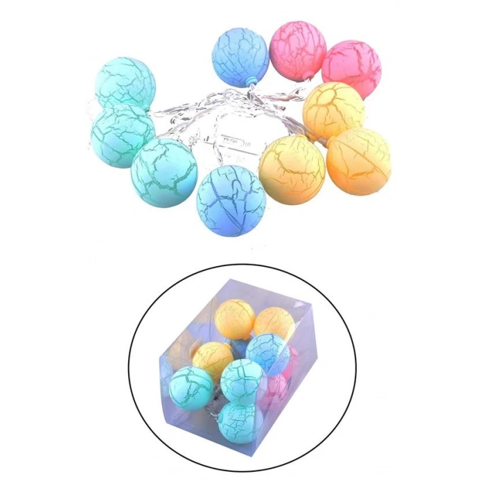 Dekoratif Minik 10 Toplu Ledli Dekoratif Dolama Renkli Led (5365)