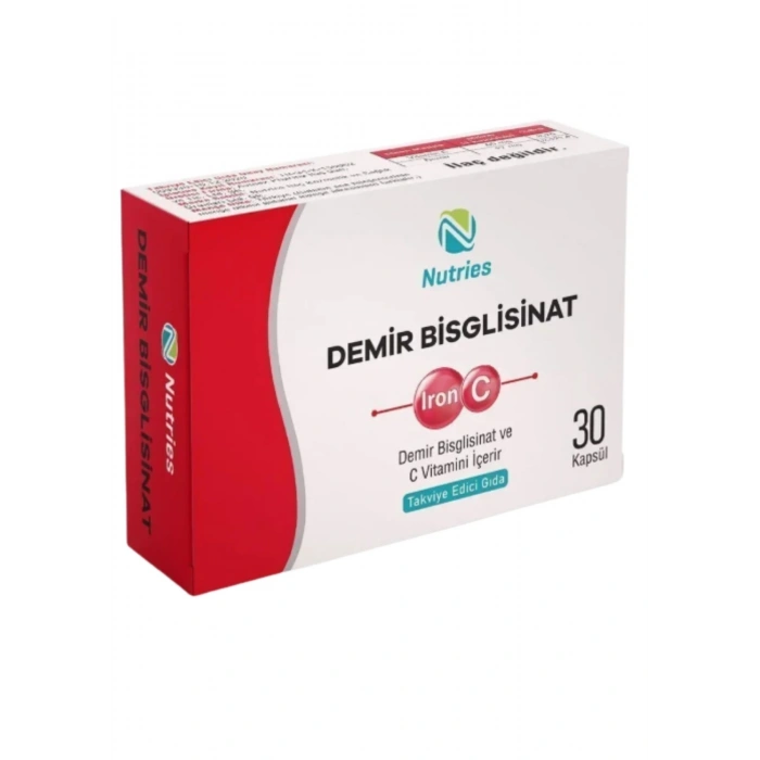 Demir Bisglisinat 30 Kapsül