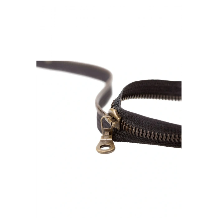 Demir Dişli Çanta Fermuarı en 3 cm Bordo