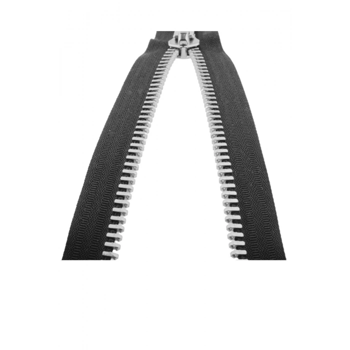 Demir Dişli Çanta Fermuarı En 3 Cm Gri