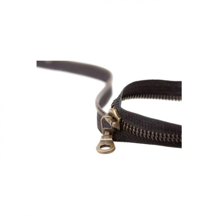 Demir Dişli Çanta Fermuarı En 3 Cm Gri