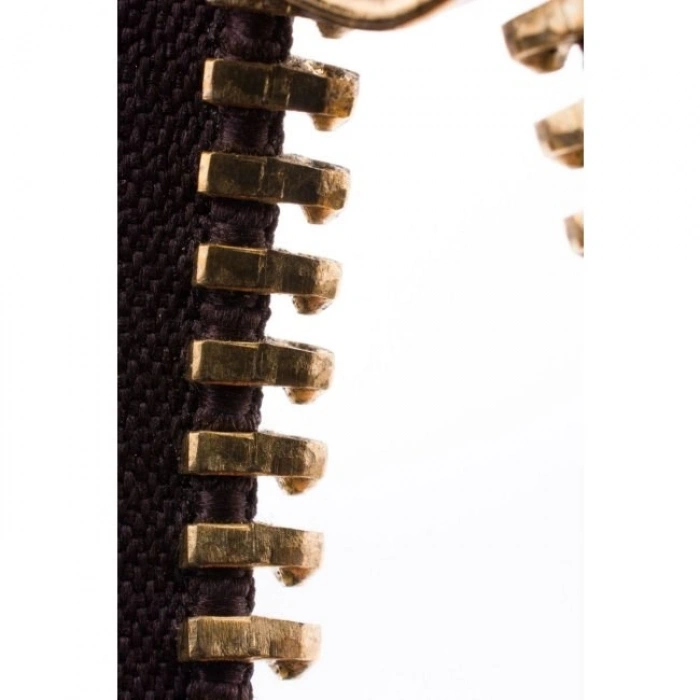 Demir Dişli Çanta Fermuarı En 3 Cm Siyah